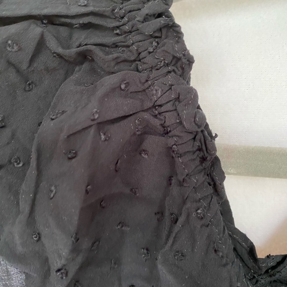 Express off the shoulder high neck ruffle top - Picture 5 of 6